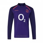 Maglia Inghilterra Manga Larga Rugby Away Classic