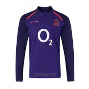 Maglia Inghilterra Manga Larga Rugby Away Classic