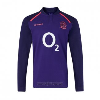 Maglia Inghilterra Manga Larga Rugby Away Classic