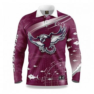 Maglia NRL Manly Warringah Sea Eagles Rugby 2022 Fish Finder