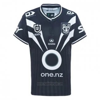 Maglia Nuova Zelanda Warriors Rugby 2025 Allenamento Nero