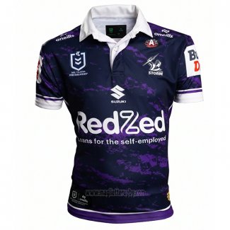 Maglia Melbourne Storm Rugby 2026 Anzac