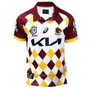 Maglia Brisbane Broncos Rugby 2024 Commemorativo