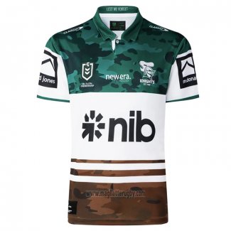 Maglia Newcastle Knights Rugby 2025 ANZAC