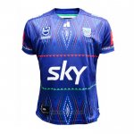 Maglia Nuova Zelanda Warriors Rugby 2025 Indigeno Blu