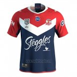Maglia Sydney Roosters 9s Rugby 2020 Rosso Blu