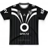 Maglia Bambini Nuova Zelanda Warriors Rugby 2025 Allenamento Nero