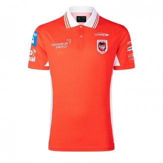 Maglia Polo St George Illawarra Dragons Rugby 2026 Rosso