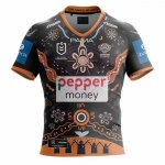Maglia Wests Tigers Rugby 2025 Indigeno