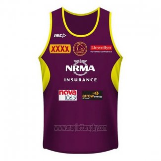 Canotta Brisbane Broncos Rugby 2018-2019 Brown