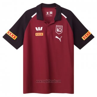 Maglia Polo Queensland Maroons Rugby 2024