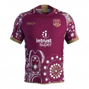 Maglia Queensland Maroons Rugby 2018-2019 Commemorativo