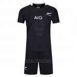 Maglia Bambini Kit Nuova Zelanda All Blacks Rugby 2019-2020 Home