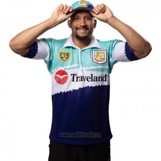 Maglia Brisbane Broncos Rugby 1995 World Sevens Retro