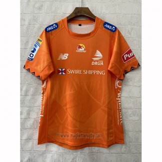 Maglia Fiji Drua Rugby 2026 Allenamento Arancione