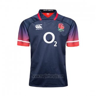 Maglia Inghilterra Rugby 2017-2018 Away Nero