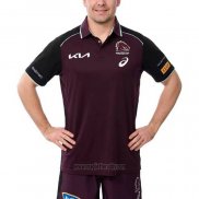 Maglia Polo Brisbane Broncos Rugby 2025 Rosso