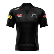 Maglia Polo Penrith Panthers Rugby 2021 Nero