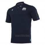 Maglia Polo Scozia Rugby 2019-2020 Blu