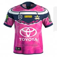 Maglia North Queensland Cowboys Rugby 2019-2020 Commemorativo Rosa