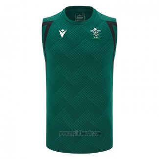 Canotta Galles Rugby 2026 Allenamento Verde