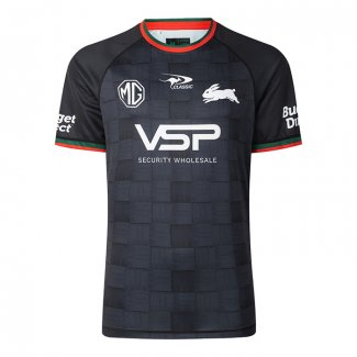 Maglia South Sydney Rabbitohs Rugby 2026 Allenamento Nero