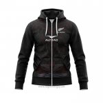 Felpe Con Cappuccio All Black Rugby Nero
