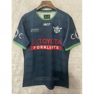 Maglia Canberra Raiders Rugby 2025 Allenamento Verde