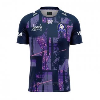 Maglia Canterbury Bankstown Bulldogs Rugby 2025 Allenamento Viola