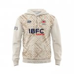 Felpe Con Cappuccio Samoa Rugby Crema