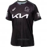 Maglia Brisbane Broncos Rugby 2025 Nero