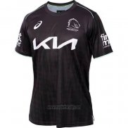 Maglia Brisbane Broncos Rugby 2025 Nero