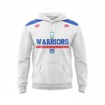 Felpe Con Cappuccio Nuova Zelanda Warriors Rugby Bianco
