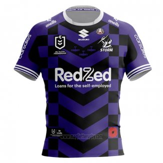 Maglia Melbourne Storm Rugby 2025 ANZAC