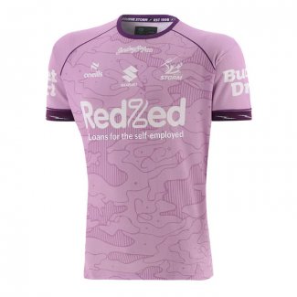 Maglia Melbourne Storm Rugby 2026 Allenamento Rosa