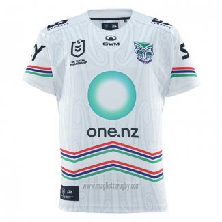 Maglia Nuova Zelanda Warriors Rugby 2025 Indigeno Bianco