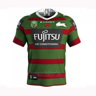 Maglia South Sydney Rabbitohs Rugby 2018-2019 Commemorativo