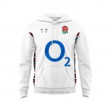 Felpe Con Cappuccio Inghilterra Rugby 2025 Bianco