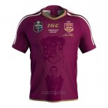 Maglia Queensland Maroons 9 Rugby 2019 Commemorativo