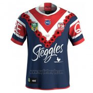 Maglia Sydney Roosters Rugby 2018-2019 Commemorativo